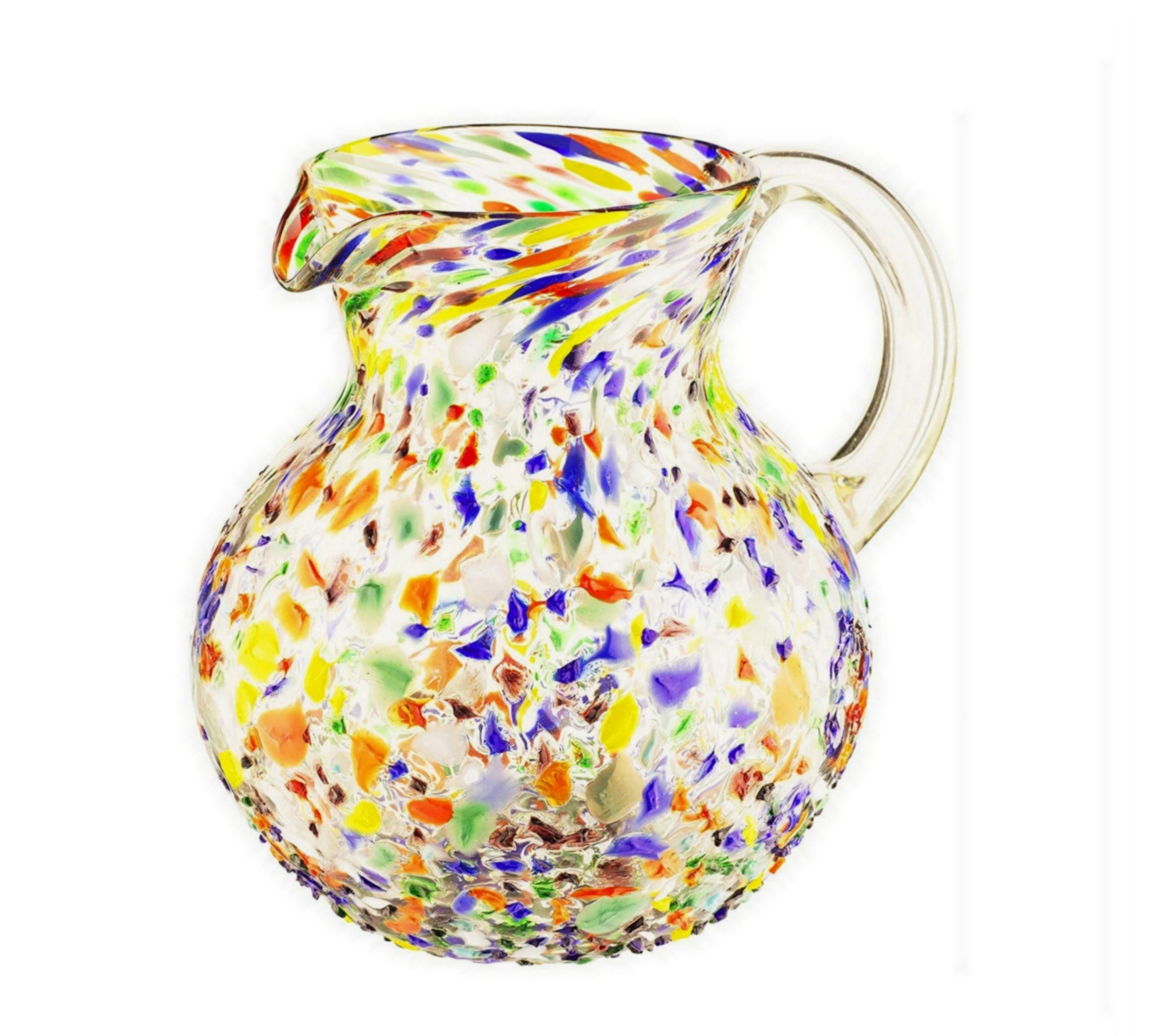 Hand Blown Glass Pitcher