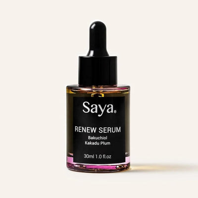 Renew Serum | Anti Aging Hydrating Face Serum with Bakuchiol, Kakadu Plum, Argan Oil | Deeply Hydrates for Smoother Youthful Look & Appearance of Fine Lines 1oz