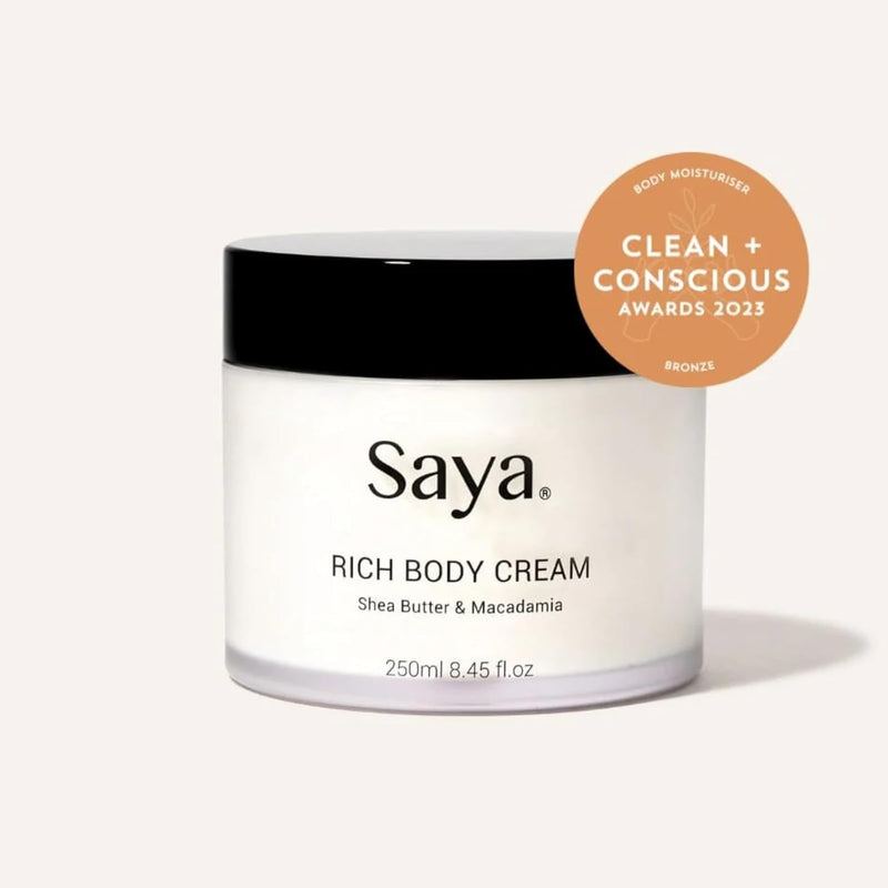 Rich Body Cream Deeply Nourishing Moisturizer With Shea Butter, Macadamia Oil & Cocoa Butter Hydrating Cream for Dry Skin Instant Hydration, Softness & Elasticity Restorative Body Cream 250ml