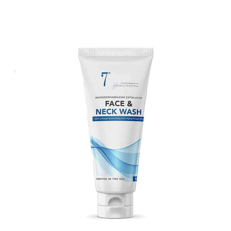 Everclearnow Facial Cleanser Microdermabrasion Keratosis Pilaris & Acne Exfoliating Deep Cleansing Face & Body Scrub, KP Bump Eraser, Back & Butt Acne Exfoliant, Wash Cleanser - Rough, Bumpy & Dry Skin Gets Rid Of Redness