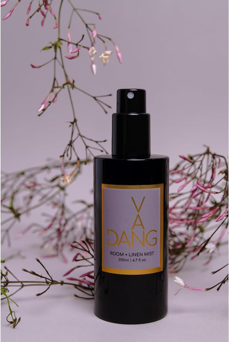 Van Dang Room & Linen Spray Mist | Home Fragrance Long Lasting Air Freshener Living Room Aromatherapy Bedding Pillow Mist Notes of Galbanum, Jasmine, Gardenia, Tagete & Leather 6.7oz (Savannah)