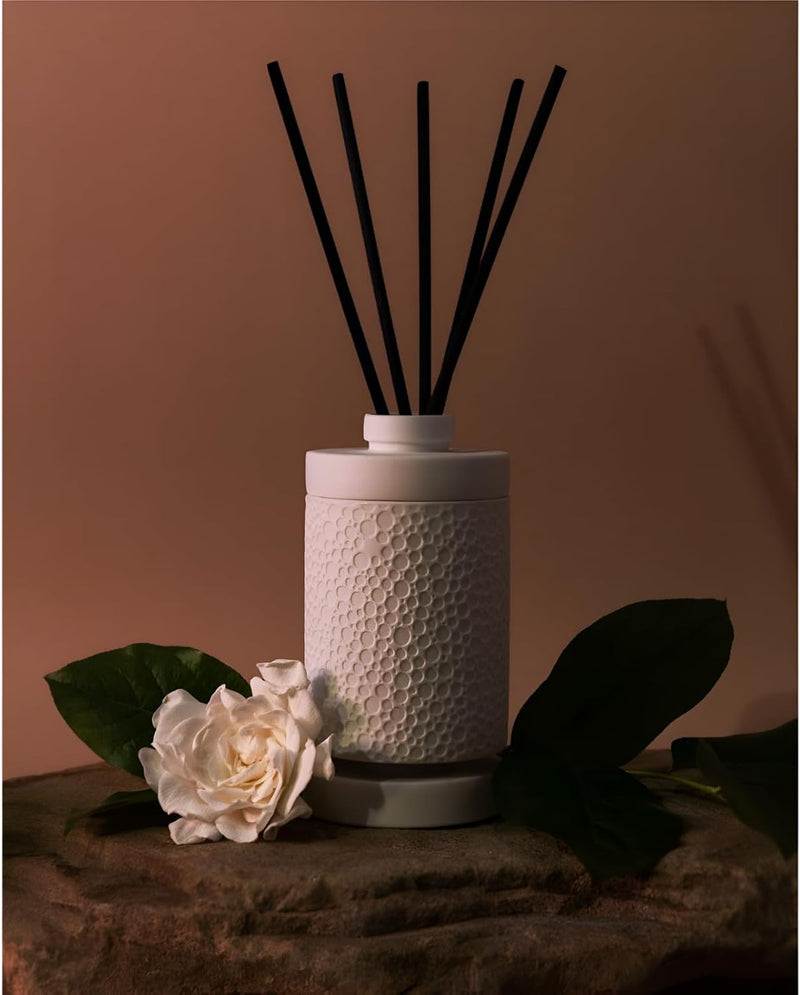 Van Dang Reed Diffuser 10oz - Aromatherapy Scented Air Freshener Deodorizer Oil Scented Fragrance Home Decor Gifts Living Room Essentials Notes of Rose, Muguet, Patchouli, Oak Moss, Musk (Rosa Luna)