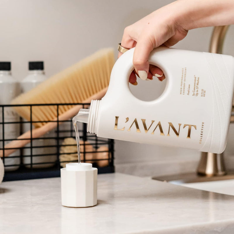 L’AVANT Collective | Fresh Linen Laundry Detergent - Powerful Stain Remover & Gentle Laundry Soap | Natural Baby Laundry Detergent for Sensitive Skin | Made for Delicate Fabrics | No Harsh Chemicals