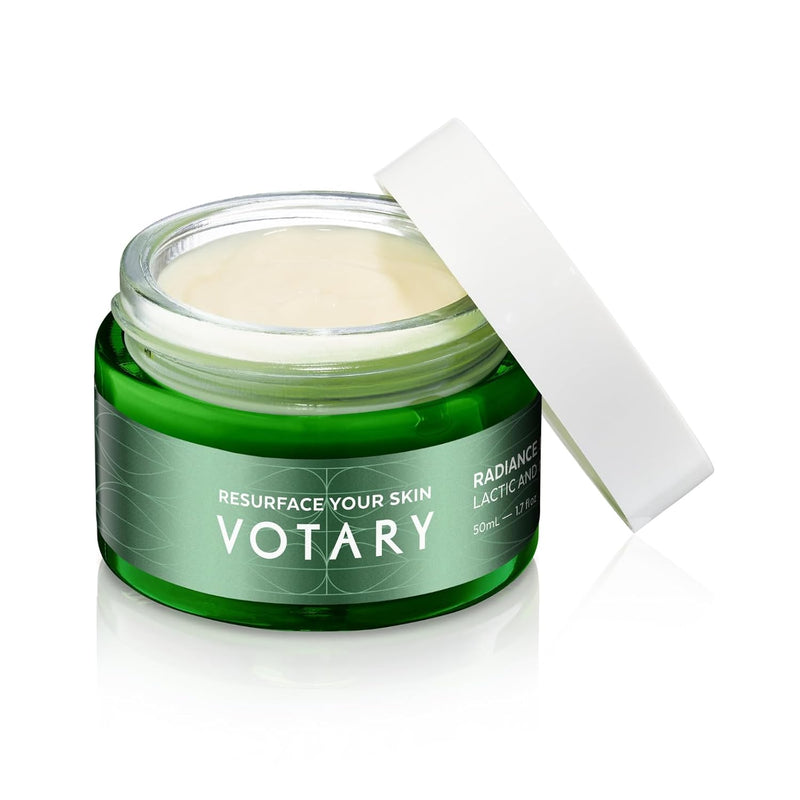 Votary Radiance Reveal Mask | Anti Aging Smoothing Facial Cream Improves Texture, Minimizes Pores for Break-out Prone Skin Reduce Fine Line Wrinkles For An Alluring Youthful Look 1.7 Fl Oz