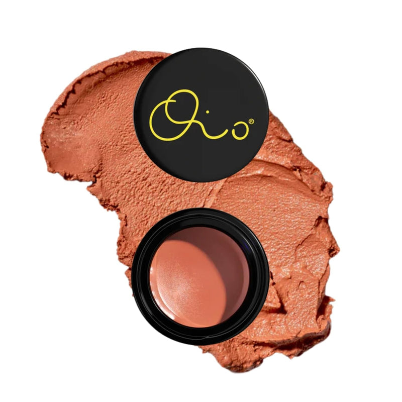 Oio Melting Blush Sunlit Multi-Purpose Eye & Cheek Color Face Blush – Creamy, Nourishing Tint with Natural Flower Waxes & Botanicals – Vitamin C & Cork Oat Extract, Vegan & Fragrance-Free, 10g