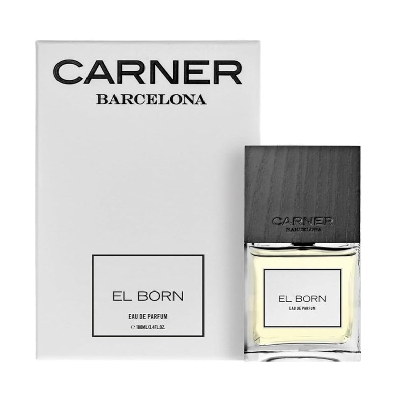 Carner Barcelona El Born Eau De Parfum 50ml Spray - Long Lasting Perfume Spray Woodsy Scent, Notes of Calabrian Bergamot, Heliotrope, Egyptian Jasmine, Men&