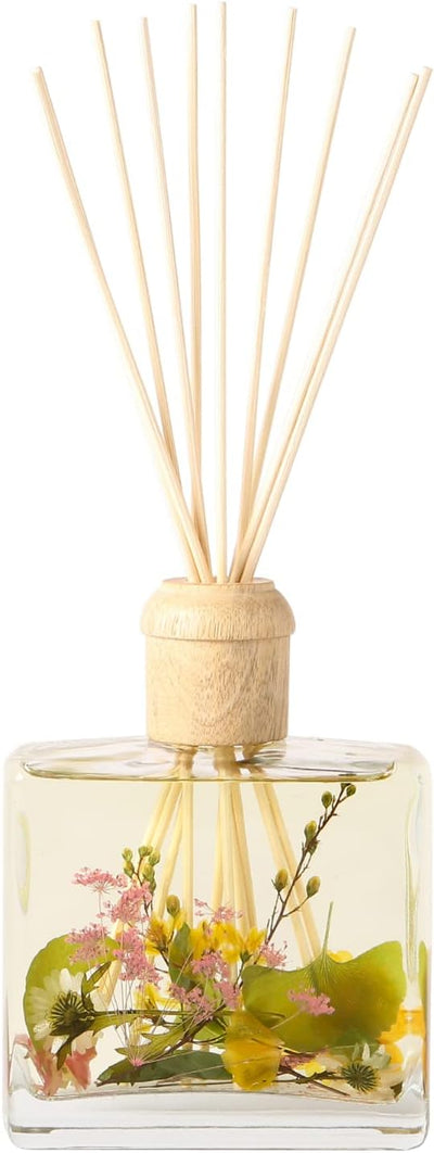 Rosy Rings Lemon Blossom & Lychee Botanical Reed Diffuser 13 oz - Lasts 6-12 Months Aromatherapy