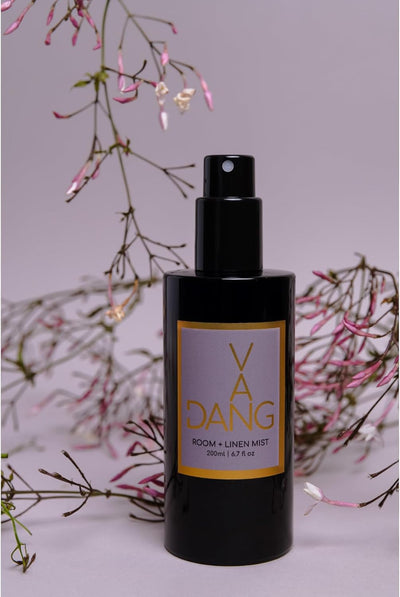 Van Dang Room & Linen Spray Mist | Home Fragrance Long Lasting Air Freshener Living Room Aromatherapy Deodorize Bedding Pillow Notes of Lavandin Nutmeg Tobacco Suede Vanilla Sandalwood (Night Harvest)