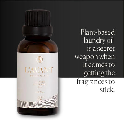 L’AVANT Collective | Essential Oils for Laundry - Dryer Balls Scents, Scented Fragrance Essential Oil Drops | Fresh Linen Laundry Oil - Essential Oil Blend