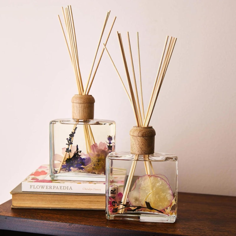 Rosy Rings Botanical Reed Diffuser Roman Lavender 13oz - Lasts 6-12 Months, Aromatherapy Diffuser, Reed Diffuser Sticks, Diffuser with Botanicals Perfect for Home Decor!