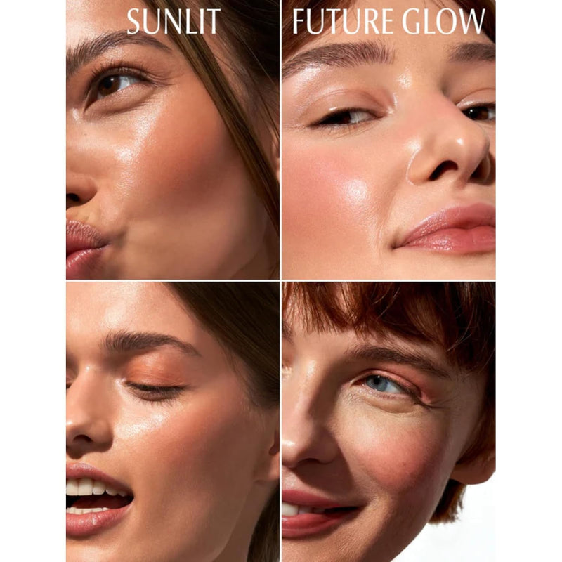 Oio Melting Blush Sunlit Multi-Purpose Eye & Cheek Color Face Blush – Creamy, Nourishing Tint with Natural Flower Waxes & Botanicals – Vitamin C & Cork Oat Extract, Vegan & Fragrance-Free, 10g