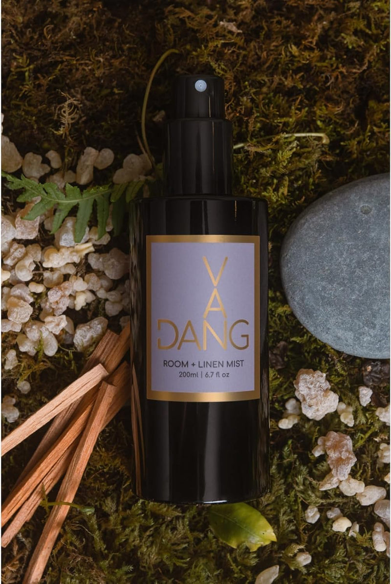 Van Dang Room & Linen Spray Mist | Home Fragrance Long Lasting Air Freshener Living Room Aromatherapy Bedding Pillow Mist Notes of Galbanum, Jasmine, Gardenia, Tagete & Leather 6.7oz (Savannah)