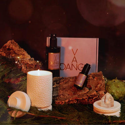 Van Dang Moonscape Candle Texturized Crater Surface Luxury Aromatherapy Home Decor Porcelain Notes of Lavandin Nutmeg Tobacco Suede Vanilla Sandal Long Lasting 80 Hour Burn Time 330g (Night Harvest)