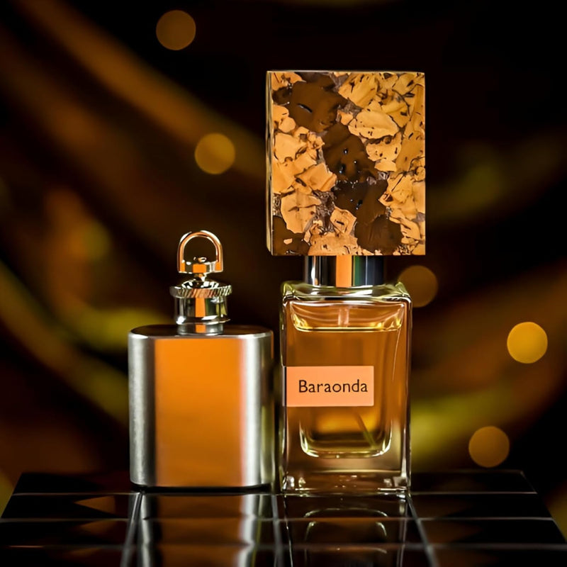 Nasomatto Baraonda Perfume Extrait De Parfum Long Lasting Unisex Perfume Spray Woody & Floral Scent Notes of Musk, Whiskey, Rose Fragrance Gifts for Him & Her 1oz