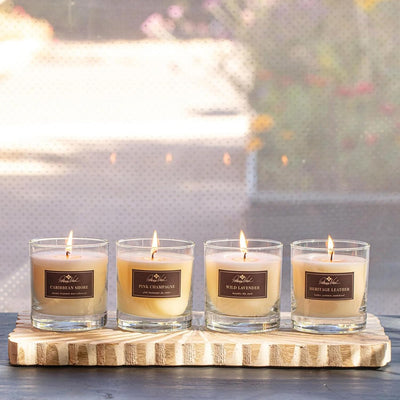 Rosy Rings Patricia Nash Candle | Long Lasting Fragrance Home Decor Gift Luxurious Aromatherapy Notes of Pink Champagne, Fig, Musk, Sandalwood, Amber 60 Hour Burn 7.5oz 3.5" H (Pink Champagne)
