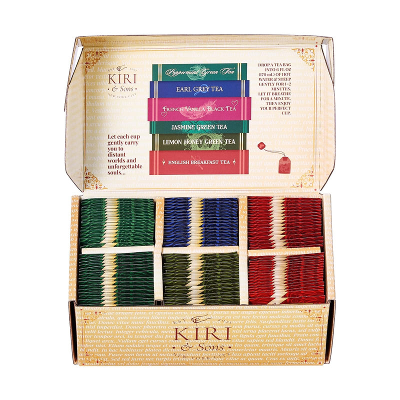 Book Lovers Tea Collection by Kiri & Sons, 90 Count Literary Tea Bags Gift Box | Book Club Library Gifts for Women Readers Writers Librarians | Bookish Tea Set, Bookworm Lovers & Reading Enthusiasts