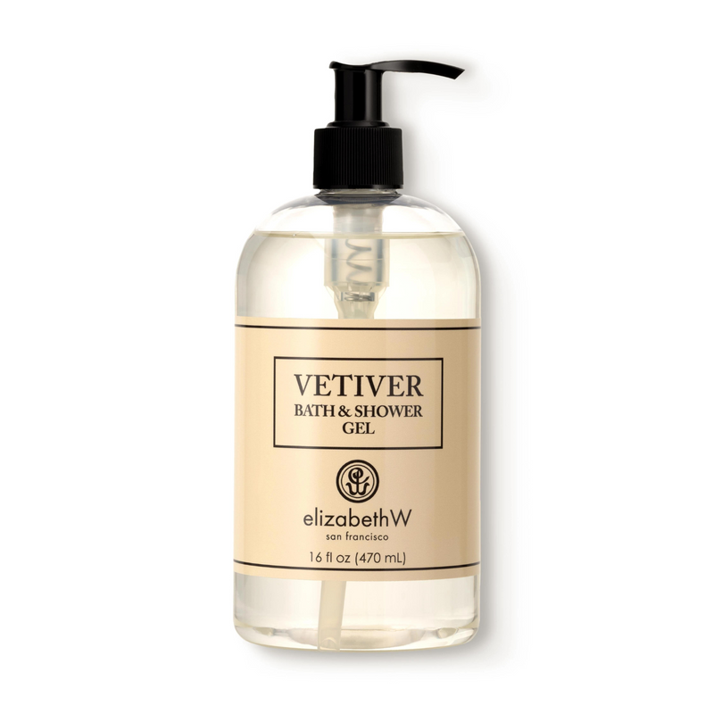 Elizabeth W Vetiver Bath & Shower Gel 16oz