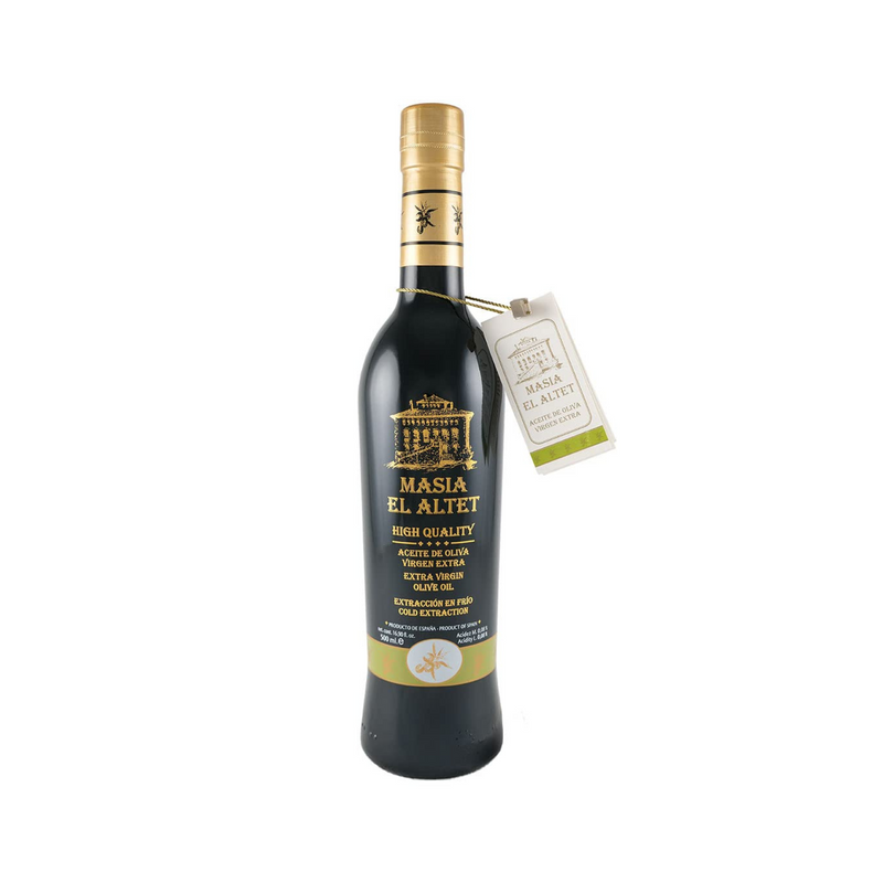 Masia el Altet Cold-Extracted Extra Virgin Olive Oil from Valencia, Spain, 16.9 fl oz (500ml)