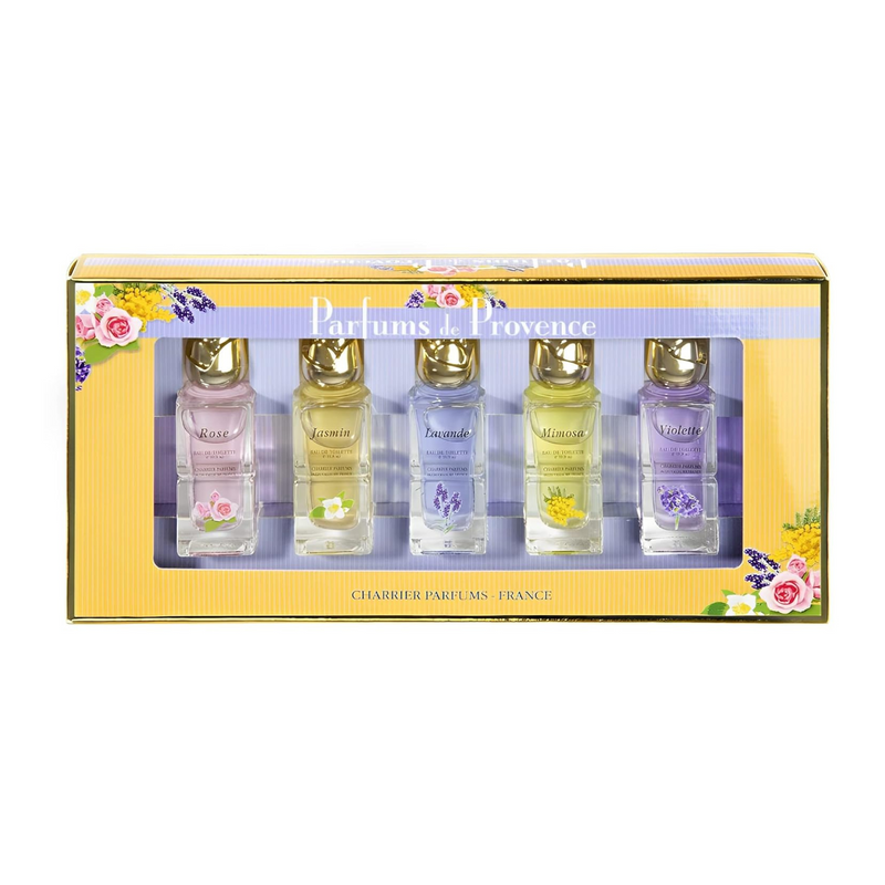 Charrier Parfums Les Parfums de Provence 5 Maxi Miniatures of Eaux de Toilette  54 ml