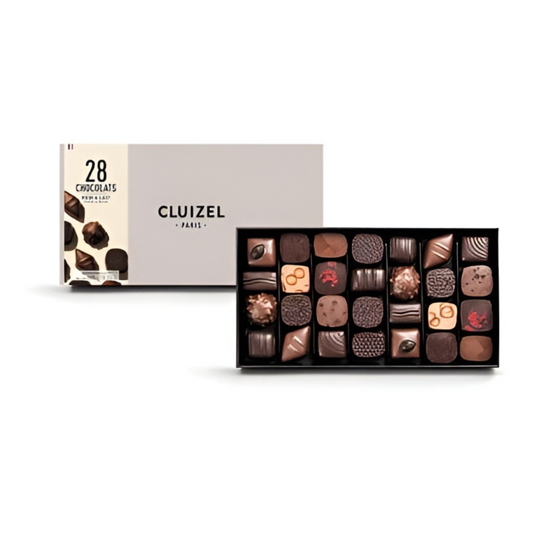 Cluizel Chocolate Truffle Gift Box (28 pieces) Milk & Dark Chocolate 305g