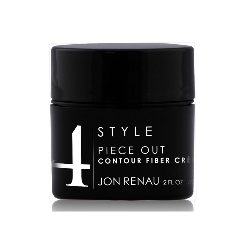 Jon Renau Piece Out Contour Fiber Crème for Synthetic, Heat Friendly and Human Hair, Wig Styling Cream - 2 Fl Oz