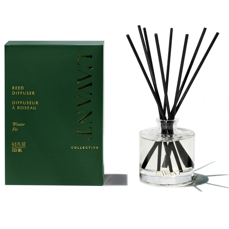 L’Avant Collective | Natural Reed Diffuser - 100ml Glass Bottle (Winter Fir)