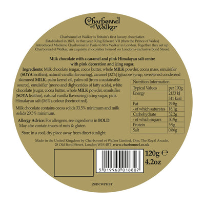 CHARBONNEL ET WALKER Pink Himalayan Salted Caramel Truffles, 120 GR