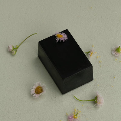 Soap Bar All-Natural Face & Body Wash Brick Exfoliating Deeply Cleansing & Soothing for Dry, Hardworking Hands Activated Charcoal Bar Soap 3.5oz (Gardeners)