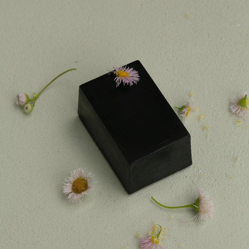 Soap Bar All-Natural Face & Body Wash Brick Exfoliating Deeply Cleansing & Soothing for Dry, Hardworking Hands Activated Charcoal Bar Soap 3.5oz (Gardeners)
