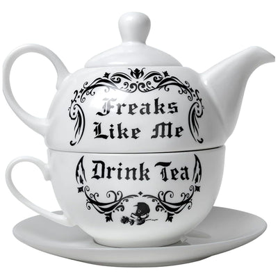 Alchemy Gothic Modern Kitchen Home Decorative Serveware Freaks Like Me Drink Tea