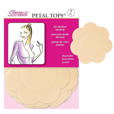 Disposable Petal Tops for Fashion Modesty, Petal Shaped
