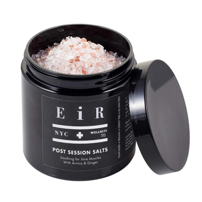 Post Session Salts | Restorative Bath Salt Soak with Arnica, Epsom & Botanical Oils | Ginger, Bergamot & Rosemary Infused Mineral Salts for Alluring Whole-Body Spa Experience 8 oz