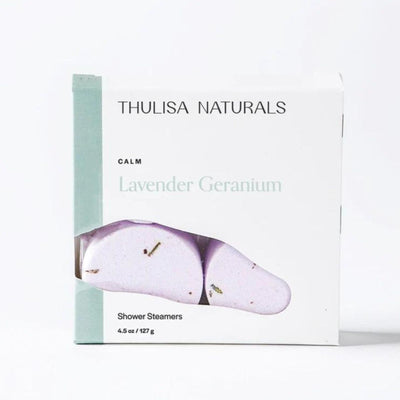 Lavender Shower Steamers Aromatherapy | Organic Shower Bombs with Essential Oils | Self Care Christmas Birthday & Spa Gifts for Women & Men | Stocking Stuffers | 4 Pack