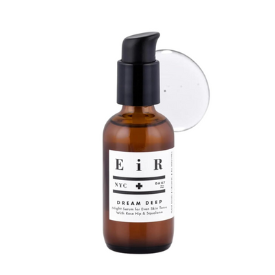 Dream Deep | Hydrating Face Serum with Rosehip, Squalane & Botanical Oils | Lightweight Vegan Overnight Skin Rejuvenating Moisture Replenishing Formula Non-greasy Hydration for Face & Neck 2oz