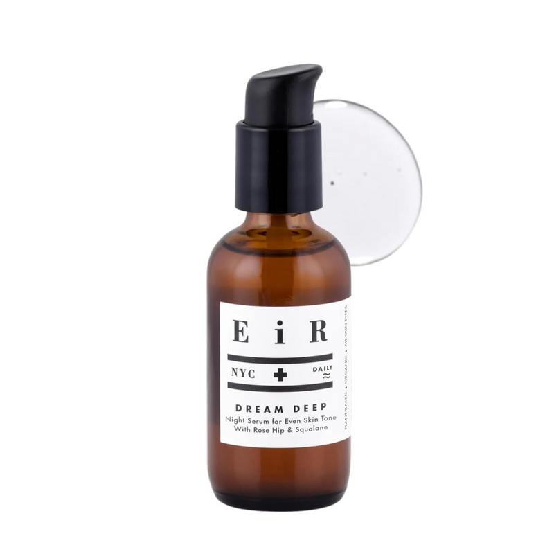 Dream Deep | Hydrating Face Serum with Rosehip, Squalane & Botanical Oils | Lightweight Vegan Overnight Skin Rejuvenating Moisture Replenishing Formula Non-greasy Hydration for Face & Neck 2oz