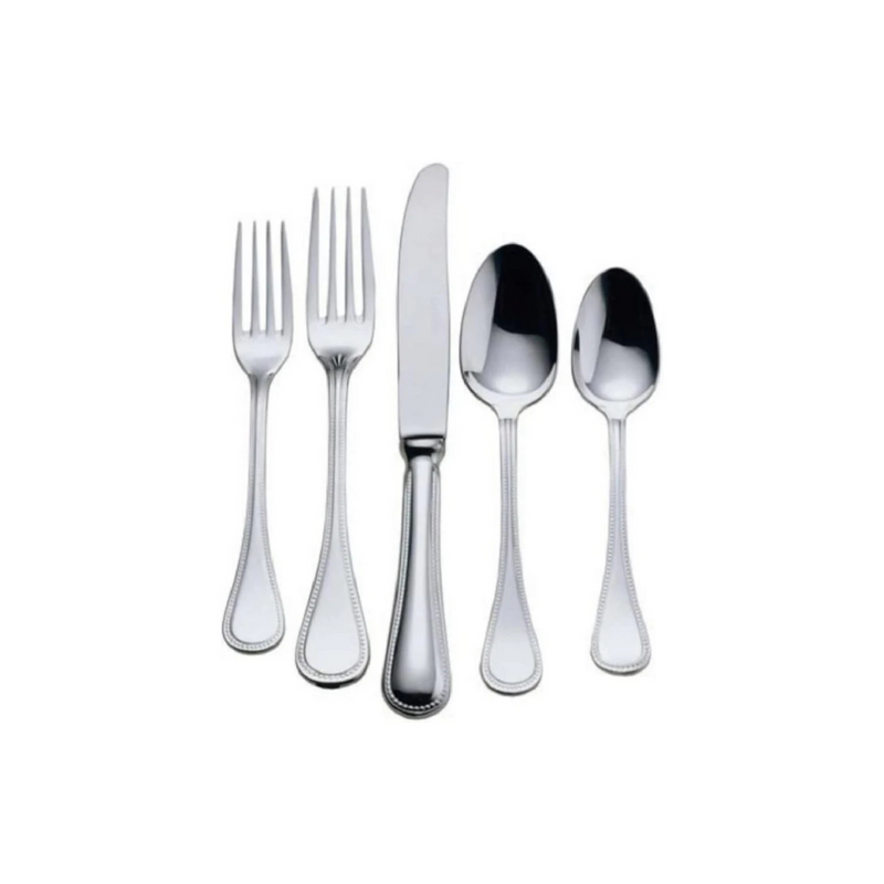 Le Perle Stainless Steel Flatware 5 piece Place Setting