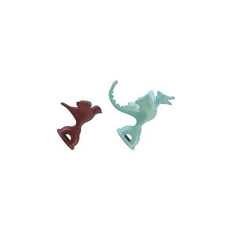 Tea Rex/Bird Kettle Whistles (Set of 2) by Alessi