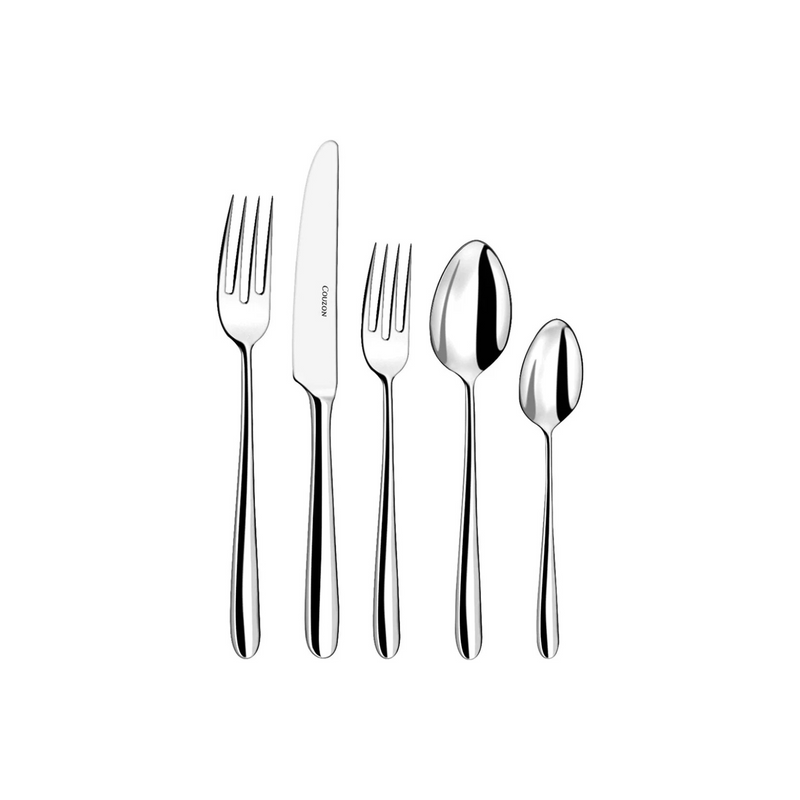 Fusain Five Piece Silverware Set - Stainless Steel 280301