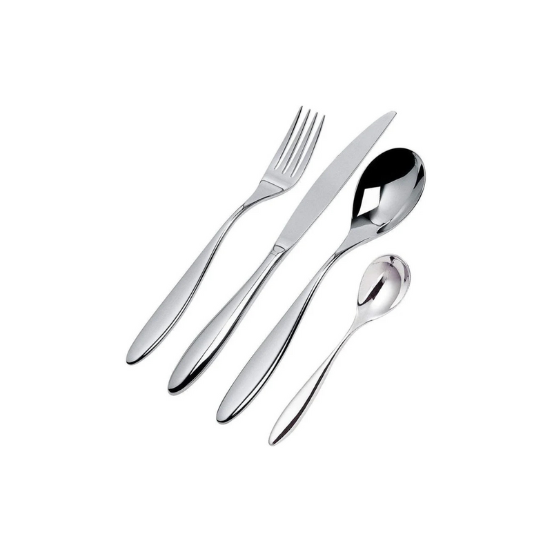 Alessi SG38S24 "Mami" 24 Piece Cutlery Gift Set, Silver