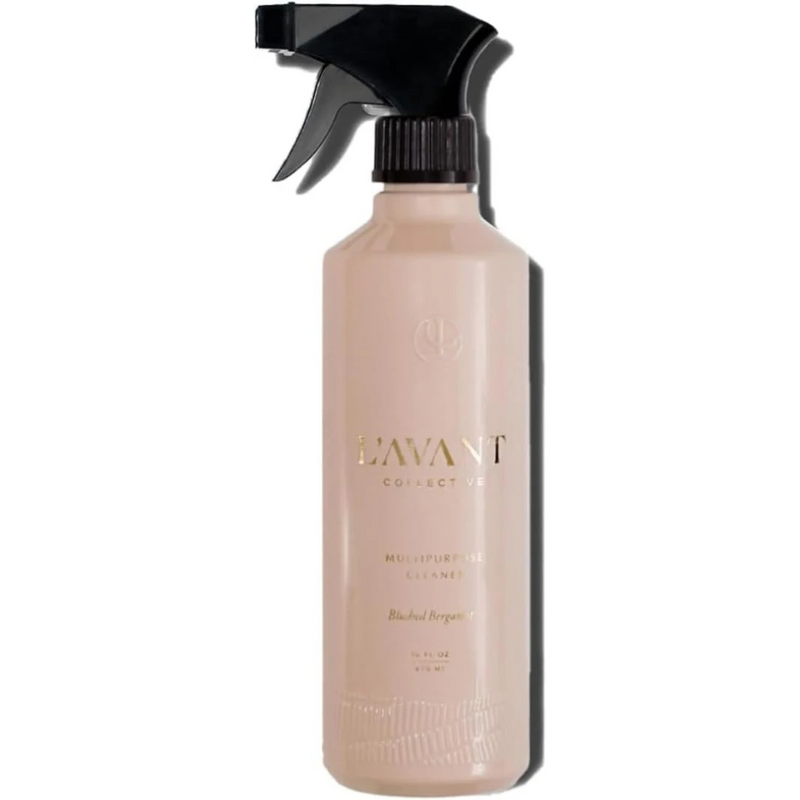 L’AVANT Collective | Plant-Based Multipurpose Cleaner | All-Natural Cleaning Supplies for Safe Home Cleaning – Concentrated, Food-Safe Vegan Surface Cleaner with Blushed Bergamot Scent, 16 oz Bottle