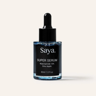 Saya Super Serum | Hydrating Face Serum Anti Aging With Hyaluronic Acid | Hydrates, Softens, Visibly Plumps Skin & Reduces Appearance of Fine Lines & Wrinkles Youthful Look 1oz