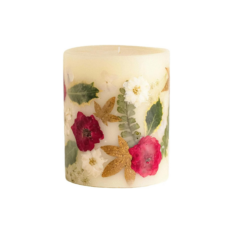 Rosy Rings Botanical Candle Red Currant Cranberry | Luxury Aromatherapy Long Lasting Candle Home Decor Gifts Notes of Lemon, Cranberry, Currant, Cedar, Ginger Aroma Burn Time 120 Hours 5.5" H