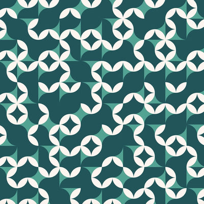 LOUVELLE Stylish SERAPHINE Luxury Silky Headband Quick Dry, Stretchy to Protect Hairline while Applying Makeup, Masks, or by the Pool (Emerald Geo)