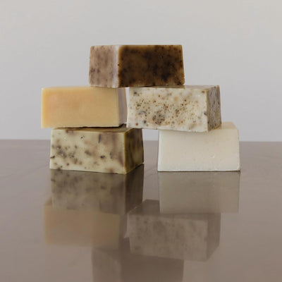 Soap Bar All-Natural Face & Body Wash Brick Deeply Nourishing Handcrafted Moisturizing Bar for Dry, Sensitive Skin Unscented 4.9oz (Pure)