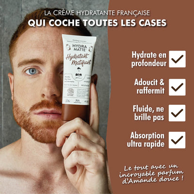 Crème de Soin Visage Hydratante/Matifiante Pour Homme Hydra Matte 75 ML