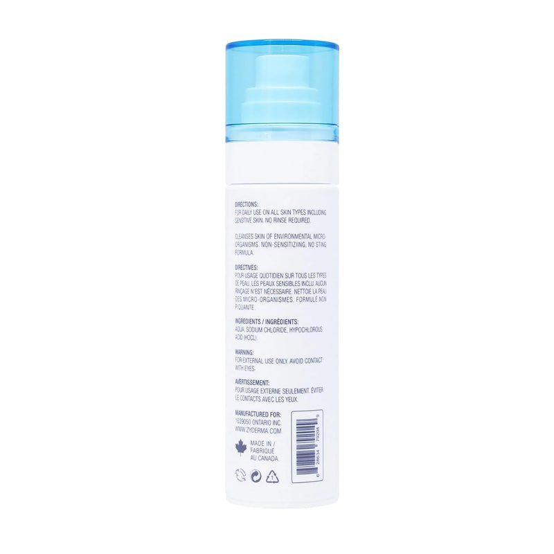Face & Body Mist HOCl Facial Mist for Sensitive Skin, Redness, Irritation Soothes Skin Fine Mist Spray for Post-Workout, Tattoos Daily Skin Repair Solution 3.4oz