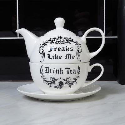 Alchemy Gothic Modern Kitchen Home Decorative Serveware Freaks Like Me Drink Tea