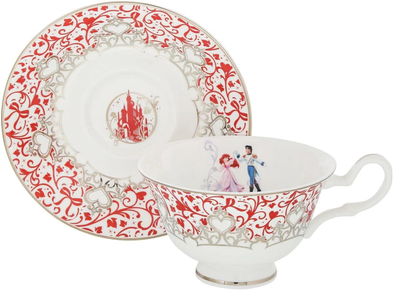 Disney Ariel Wedding Cup and Saucer, Fine Bone China, 15 × 15 × 7.5 cm, Multicolor