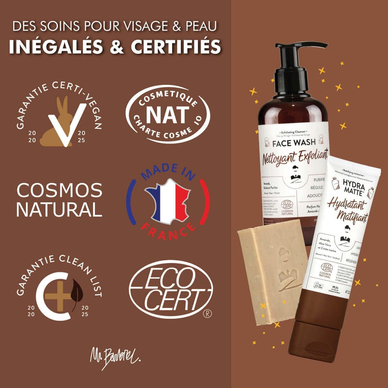 Coffret Cadeau Soin Visage pour Homme HAPPY FACE