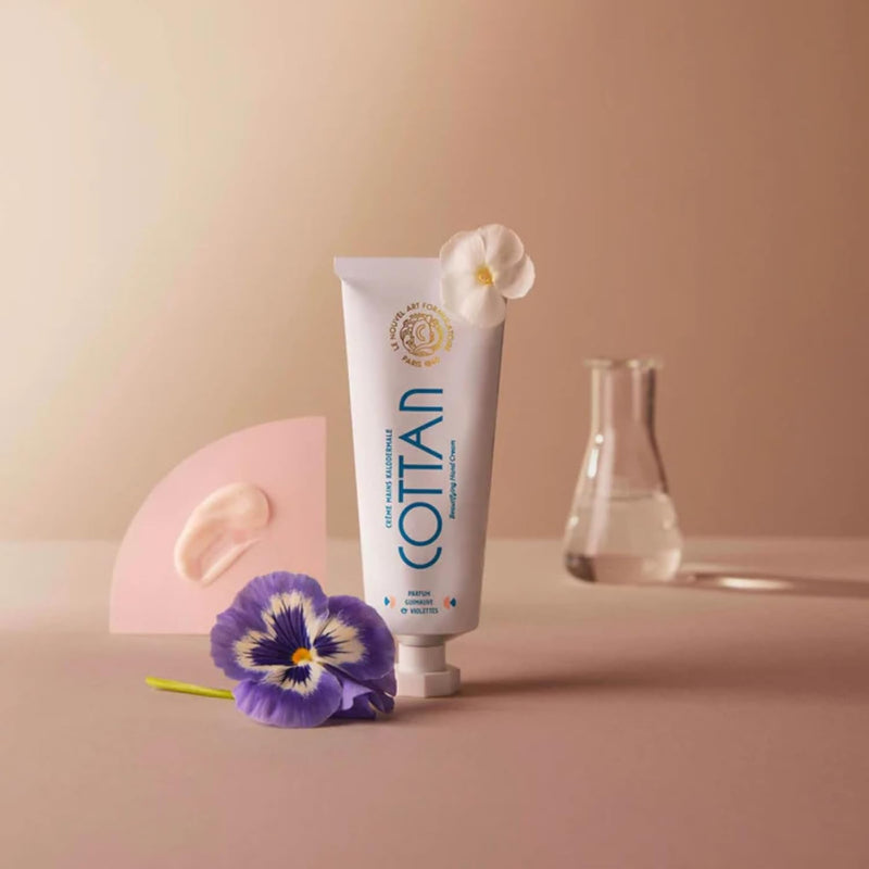 Paris Kalodermale Hand Cream | Luxury Hand Lotion For Dry, Cracked Hands, Nails & Cuticles with Shea Butter, Squalane, Aloe Leaf | Nourishes, Hydrates for Soft, Smooth Skin Violet Fragrance 1oz